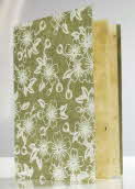White on Moss Handmade Notelets