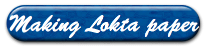 Making Lokta paper