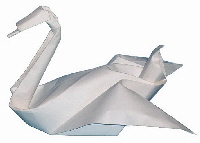 Origami swan after Yoshizawa by Archivaldo