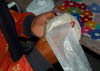 Wrapping the Lokta twine 