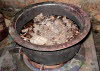 Making handmade walnut rose leaf paper